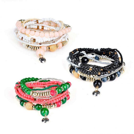 Bohemian Bracelet Beads Multilayer Retro Bracelet For Women