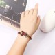 Bohemian Bracelet Luxury Gold Plated Leather Bangle Women Boho Jewelry Unique Gift