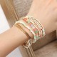 Bohemian Bracelet Rhinestone Beads Multilayer Bracelets for Women