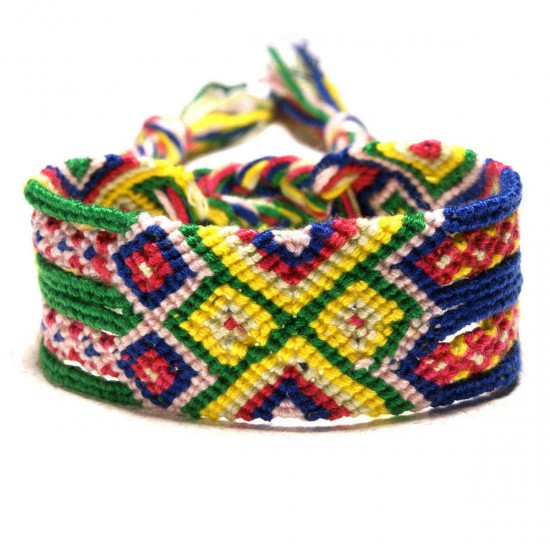 Bohemian Charm Bracelet Vintage Hand Wave Tassels Jewelry Colorful Bracelets for Women Men Bohemian Charm Bracelet Vintage Hand Wave Tassels Jewelry Colorful Bracelets for Women Men