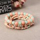 Bohemian Charming Bracelet Beads Rhinestone Multilayer Bracelets for Women