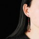 Bohemian Hallow Tassels Earrings Alloy Long-Style Ear Drop Earring For Women