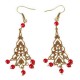 Bohemian Hallow Tassels Earrings Alloy Long-Style Ear Drop Earring For Women