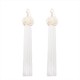 Bohemian Hand-woven Braided Rope Knot Long Tassel Earrings Ethnic Jewelry for Women