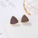 Bohemian Matte Gypsophila Ear Stub Retro Earring For Women Accessories