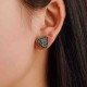 Bohemian Matte Gypsophila Ear Stub Retro Earring For Women Accessories