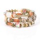 Bohemian Printed Bead Bracelet Multi-Layer Bead Bracelet Retro Style For Women