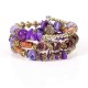 Bohemian Printed Bead Bracelet Multi-Layer Bead Bracelet Retro Style For Women