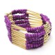 Bohemian Retro Colorful Multilayer Beaded Bracelet Bangle For Women