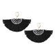 Bohemian Retro Semicircle Tassel Pendant Dangle Women Earrings Gift