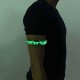 Camouflage Running Gear Glowing LED Arm Band Lights Flash Bracelet