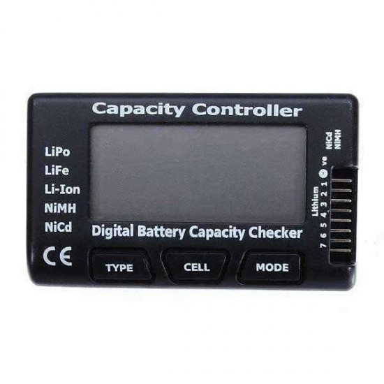 CellMeter-7 Battery Capacity Checker Tester LiPo LiFe Li-ion NiMH NiCd