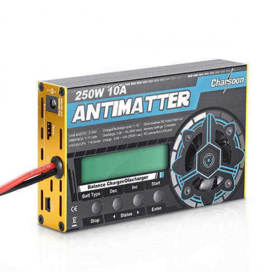 Charsoon Antimatter 250W 10A Balance Charger Discharger For LiPo/NiCd/PB Battery