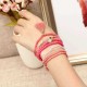 Clothing Accessories Bohemian Multilayer Tassel Pendant Colorful Bead Bracelet Jewelry for Women