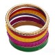 Colorful Alloy Multilayer Bangle Bracelet Women Jewelry