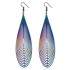 Computer Chip Colorful Earrings Trendy Stainless Steel Hollow Drop Pendant Women Earrings