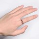 Creative Handcuffs Linkded Rose Gold Finger Ring Simple Womens Rings Casual Clothing Accessories