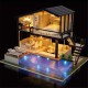 Cuteroom A-066 Time Apartment DIY Doll House With Furniture Light Gift House Toy