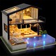 Cuteroom A-066 Time Apartment DIY Doll House With Furniture Light Gift House Toy