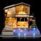 Cuteroom A-066 Time Apartment DIY Doll House With Furniture Light Gift House Toy