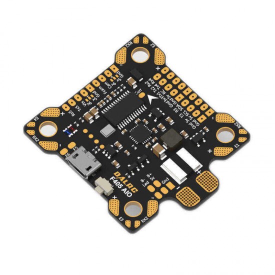 DALRC F405 AIO Betaflight F4 Flight Controller MCU STM32F405 MPU6000 OSD 9V/1.5A 5V/2A BEC 200A PDB