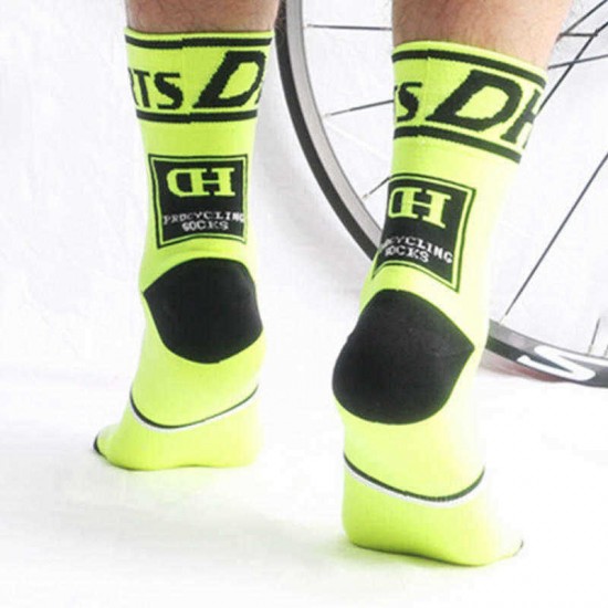 DH Sports Mens Womens Cycling Cushion Crew Sock Outdoor Anti Skid Deodorization Warm Socks