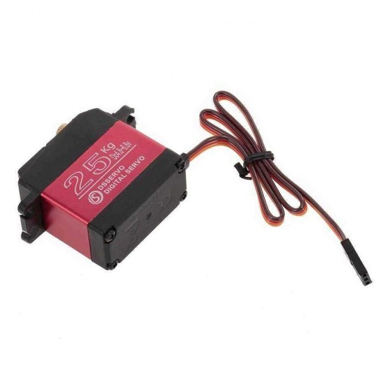 DSSERVO DS3225 25KG 180 Degree Metal Gear High Torque Waterproof Digital Servo For RC Airplane Robot Car