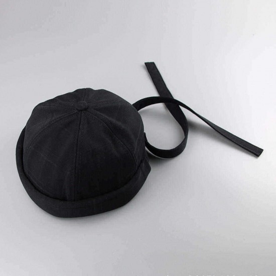 Dome Retro Long Strapless Hat Brimless Hats Hip Hop Sailor Cap Street Trends Melon Cap