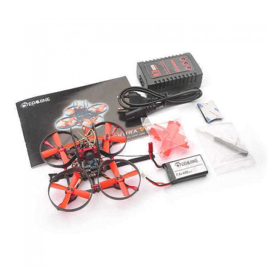 Eachine Aurora 90 90mm Mini FPV Racer RC Drone BNF w/ F3 OSD 10A BLheli_S Dshot600 5.8G 25MW 48CH