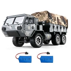 Eachine EAT01 1/16 2.4G 6WD RC Car Proportional Control US Army Military Off Road Rock Crawler Truck RTR Vehicle Model W/ Several Battery