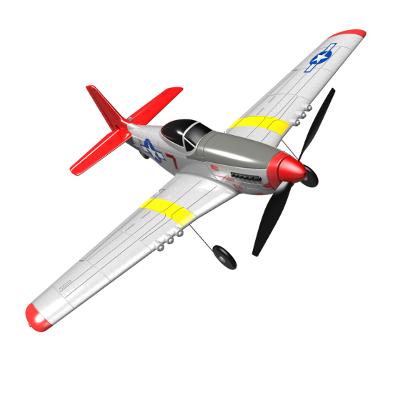 Eachine Mini Mustang P-51D EPP 400mm Wingspan 2.4G 6-Axis Gyro RC Airplane Trainer Fixed Wing RTF One Key Return for Beginner