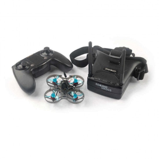 Eachine Novice-I 75mm 1-2S Whoop FPV Racing Drone RTF & Fly more w/ WT8 2.4G Transmitter 5.8Ghz 48CH VR005 Goggles