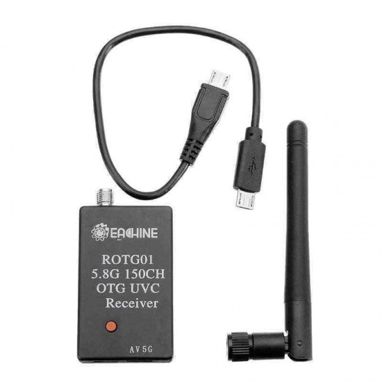 Eachine ROTG01 UVC OTG 5.8G 150CH Full Channel FPV Receiver For Android Mobile Phone Tablet Smartphone