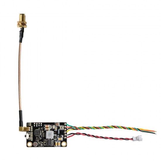 Eachine TX805S 5.8GHz 40CH 25/500/1000/1600mW AV FPV Transmitter VTX LED Display With Mic Heatsink Support OSD/Pitmode/Smart Audio for RC Drone Airplane Long Range