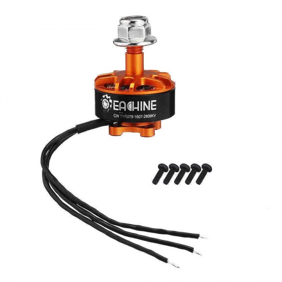 Eachine Tyro79 3 Inch DIY Version FPV Racing RC Drone Spare Part 1607 2800KV 2-4S Brushless Motor