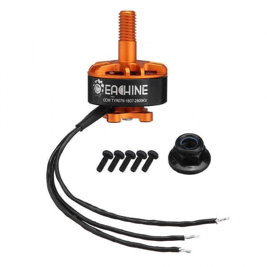 Eachine Tyro79 3 Inch DIY Version FPV Racing RC Drone Spare Part 1607 2800KV 2-4S Brushless Motor