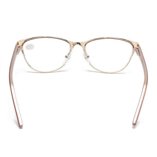 Elderly Ultralight Cat Eye Half Frame Reading Glasses Universal Presbyopic Eyeglasses