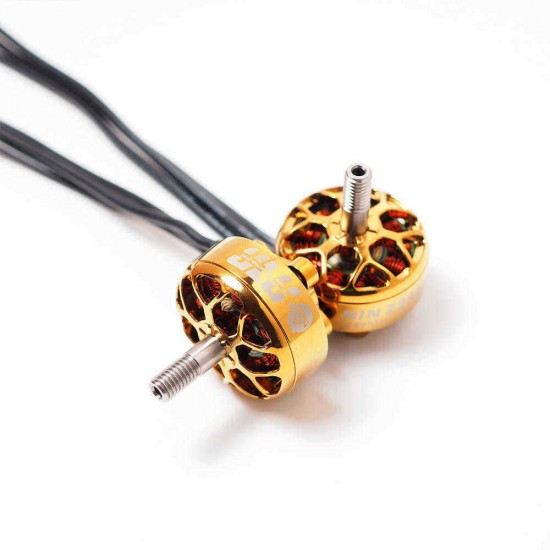 FLYWOO NIN N2306 2306 2-6S FPV 1750/2450/2750KV Brushless Motor Gold Silver for RC Drone FPV Racing