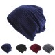 Fashion Earmuffs Corduroy Plus Velvet Beanie Hat Outdoor Double Layers Skull Cap for Men Women