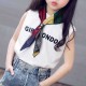 Fashion Girls Small Square Scarf Printed Foulard Neckerchief Bandana Scarves Vintage Style Scarf