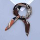 Fashion Girls Small Square Scarf Printed Foulard Neckerchief Bandana Scarves Vintage Style Scarf