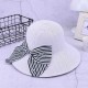 Fashion Outdoor Summer Sun Protection Wide Brimmed Floppy Hat With Bowknot for Women