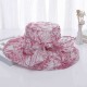 Fashion Printting Wide Brimmed Hat Packable Dress Bucket Hats UV Resistence Sunbonnet For Women