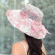 Fashion Printting Wide Brimmed Hat Packable Dress Bucket Hats UV Resistence Sunbonnet For Women