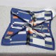 Fashion Vintage Geometric Silk Small Kerchief Women Shawl Spring Lattice Stripe Square Shawl Scarf