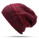 Fashion Winter Warm Knit Hat Outdoor Plus Size Plus Velvet Earmuffs Beanie Cap for Men Women