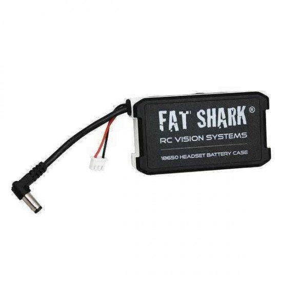 Fatshark 7.4V 18650 Li-ion Cell Battery Case DC5.5*2.5 For FPV Goggles Video Headset without Battery