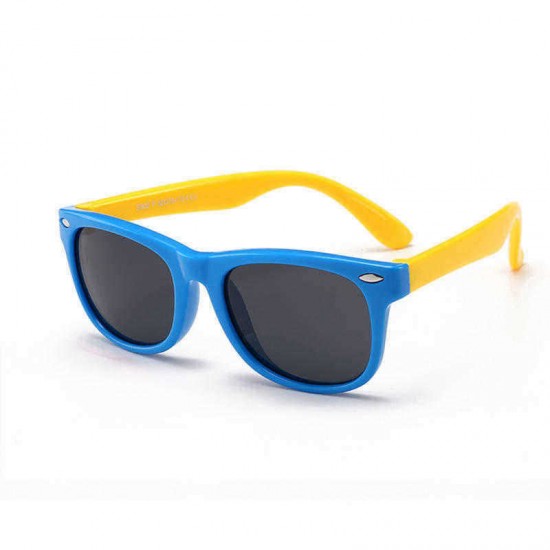 Flexible Kids Sunglasses Polarized Child Baby Safety Coating Sun Glasses UV400