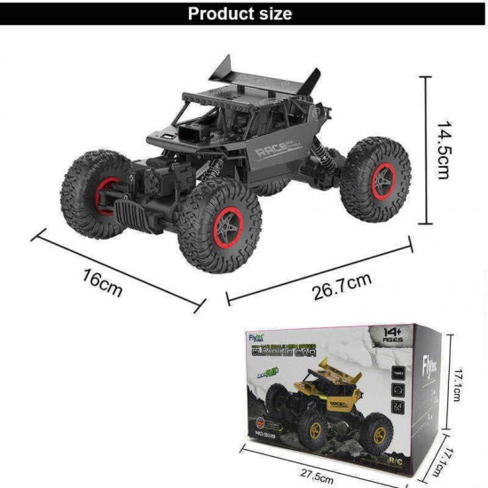 Flytec 9118 1/18 2.4G 4WD Alloy Off Road RC Climbing Car