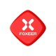 Foxeer Echo Patch 5.8G 8DBi LHCP/RHCP FPV Antenna SMA Male White/Red for RC Drone